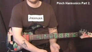 Online Guitar Lessons - Pinch Harmonics - Part 2